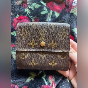Louis Vuitton Brown Trifold Monogram Wallet